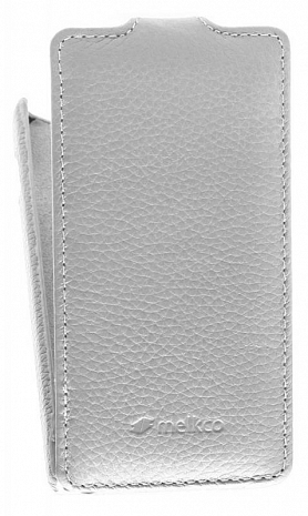    Sony Xperia Sola / MT27i Melkco Premium Leather Case - Jacka Type (White LC)