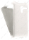 Кожаный чехол для Alcatel One Touch Pop D3 4035D Armor Case (Белый) (Дизайн 104)