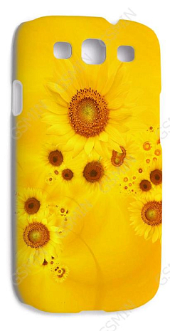 Чехол-накладка для Samsung Galaxy S3 (i9300) (Белый) (Дизайн 162)