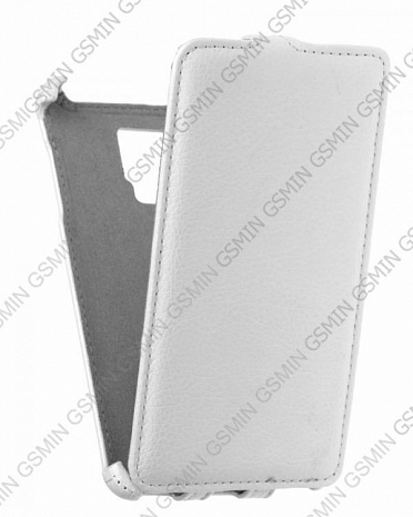 Кожаный чехол для Samsung N9150 Galaxy Note Edge Armor Case (Белый)