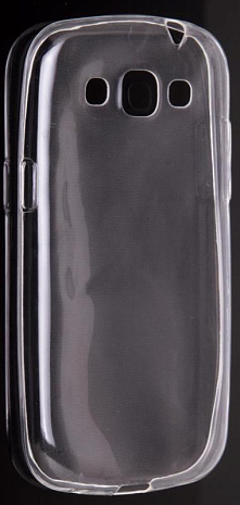 Чехол силиконовый для Samsung Galaxy Win Duos (i8552) TPU 0.5 mm (Transparent White)