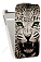 Кожаный чехол для Alcatel POP D1 4018D Art Case (Белый) (Дизайн 140)