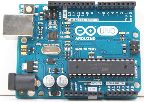 Плата GSMIN UNO R3 (Arduino-совместимый контроллер) (Синий)