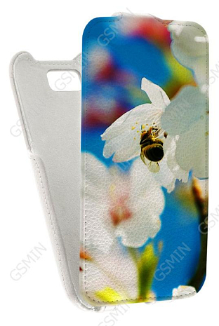 Кожаный чехол для Samsung Galaxy Note 2 (N7100) Armor Case (Белый) (Дизайн 173)