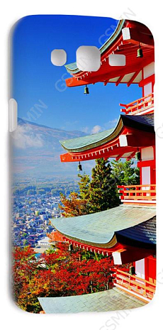 Чехол-накладка для Samsung Galaxy Grand 2 (G7102) (Белый) (Дизайн 169)