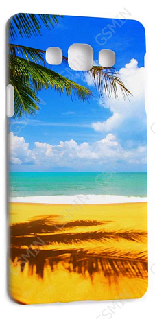 Чехол-накладка для Samsung Galaxy A7 (Белый) (Дизайн 113)