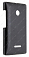 Кожаный чехол-накладка для Microsoft Lumia 532 Dual Sim Aksberry (Черный)