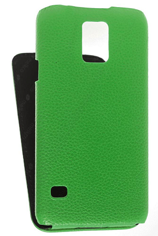    Samsung Galaxy S5 Melkco Premium Leather Case - Jacka Type (Green LC)