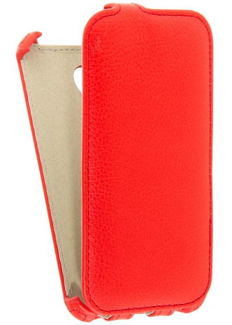Кожаный чехол для Alcatel POP 2 Premium 7044Y Armor Case (Красный)