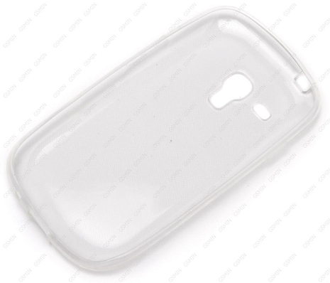 Чехол силиконовый для Samsung Galaxy S3 Mini (i8190) TPU (Прозрачный) (Дизайн 11)