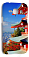 Чехол-накладка для Samsung Galaxy J1 (J100H) (Белый) (Дизайн 169)
