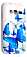 Кожаный чехол-накладка для Samsung Galaxy Ace 4 Lite (G313h) Aksberry Slim Soft (Белый) (Дизайн 11)