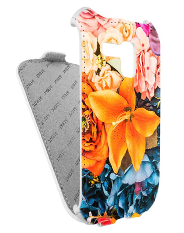 Кожаный чехол для Samsung Galaxy S3 Mini (i8190) Armor Case (Белый) (Дизайн 9/9)