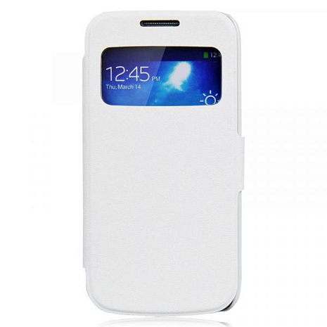 Кожаный чехол для Samsung Galaxy S4 Mini (i9190) iMUCA NOBLE Leather Series (Белый)