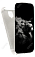 Кожаный чехол для Alcatel One Touch Idol 2 Mini L 6014X Armor Case (Белый) (Дизайн 143)
