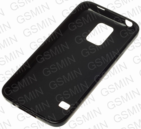 Чехол силиконовый для Samsung Galaxy S5 mini Melkco Poly Jacket TPU (Black Mat)