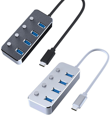 USB- HRS A21 ( Type- HUB)  4  USB 3.0  (60 ) ()