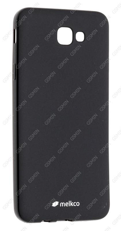 Чехол силиконовый для Samsung Galaxy J5 Prime SM-G570F Melkco Poly Jacket TPU (Черный Матовый)