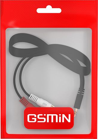 - GSMIN AG11 Mini Jack   3.5  (M) - 2 x RCA  (M) (20 ) ()