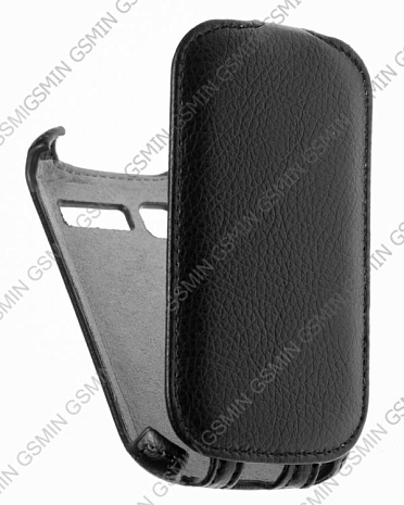 Кожаный чехол для Alcatel One Touch Pop C1 4015D Armor Case (Чёрный)