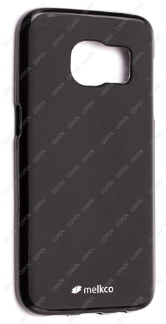 Чехол силиконовый для Samsung Galaxy S7 Melkco Poly Jacket TPU (Черный Матовый)