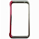 Защитный бампер Texture для Apple iPhone 4/4S металлический (Розовый)