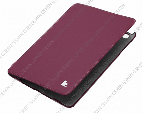 Кожаный чехол для iPad mini / iPad mini 2 Retina / iPad mini 3 Jison Smart Leather Case (Малиновый)