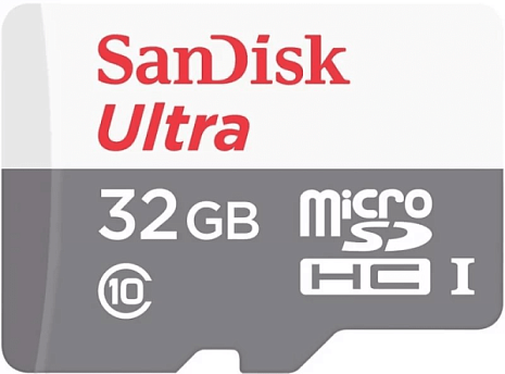   Sandisk Ultra microSDHC 32GB UHS-I 80MB/s Class 10   SD