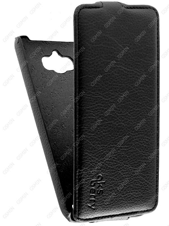 Кожаный чехол для ASUS ZenFone Max ZC550KL Aksberry Protective Flip Case (Черный)