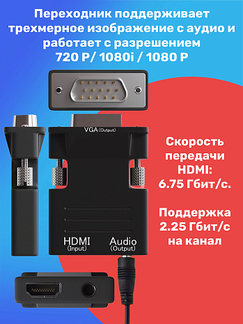    GSMIN A22 ( HDMI,  VGA, Audio Mini Jack 3.5 )     ()