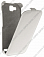 Кожаный чехол для Alcatel One Touch Idol S 6034R / 6035R Armor Case (Белый)