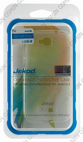 Чехол силиконовый для Alcatel One Touch Pop C7 7040 Jekod (Прозрачно-матовый)
