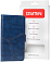Кожаный чехол-книжка GSMIN Series Ktry для Asus Zenfone 4 Pro ZS551KL с магнитной застежкой (Синий)