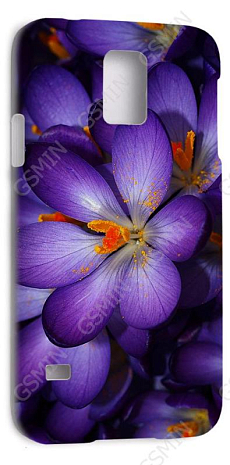 Чехол-накладка для Samsung Galaxy S5 (Белый) (Дизайн 158)