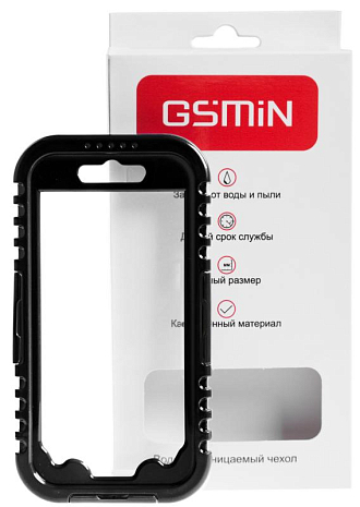 Водонепроницаемый чехол для Apple iPhone 7/8 GSMIN Ribbed WaterProof Case (Черный)
