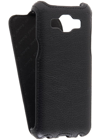 Кожаный чехол для Samsung Galaxy Grand Prime G530H Armor Case (Черный)