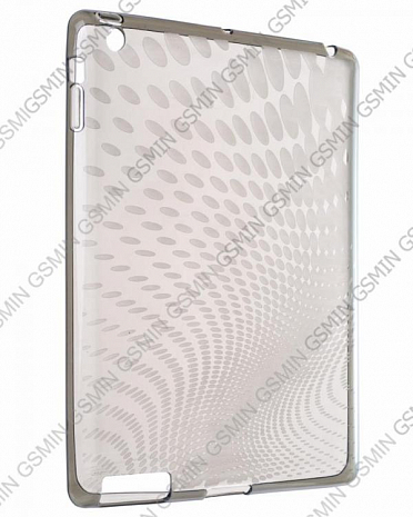 Чехол силиконовый для iPad 2/3 и iPad 4 (Черный)