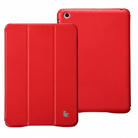 Кожаный чехол для iPad mini Jison Executive Smart Cover (Red)