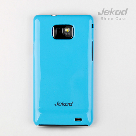 Чехол-накладка для Samsung Galaxy S2 Plus (i9105) Jekod Colorful (Голубой)