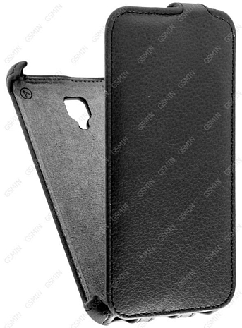 Кожаный чехол для Alcatel One Touch Pop 2 (5) 7043 Armor Case (Черный)
