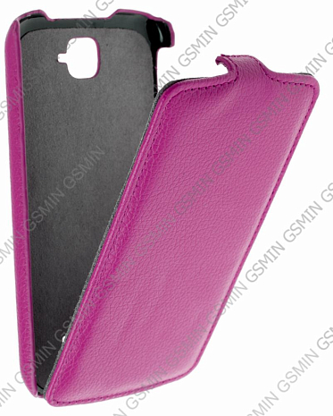 Кожаный чехол для Alcatel One Touch Pop C7 7040 Armor Case "Full" (Фиолетовый)