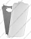 Кожаный чехол для Alcatel One Touch Star / 6010D / S520 Armor Case (Белый)