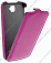 Кожаный чехол для Alcatel One Touch Pop C7 7040 Armor Case "Full" (Фиолетовый)