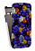 Кожаный чехол для Samsung Galaxy Core LTE (G386F) Armor Case "Full" (Белый) (Дизайн 145)