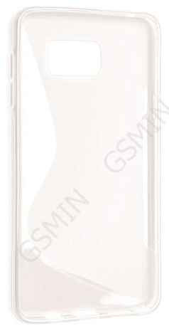 Чехол силиконовый для Samsung Galaxy Note 5 S-Line TPU (Прозрачно-Матовый)