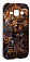 Чехол силиконовый для Samsung Galaxy J1 (J100H) TPU (Прозрачный) (Дизайн 147)