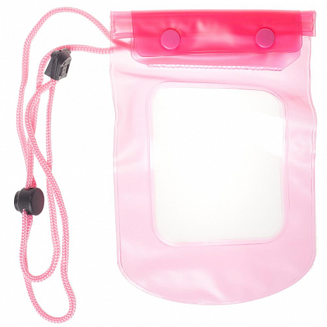 Чехол водонепроницаемый для мобильных телефонов Ver.2 Розовый (160x120мм)