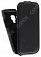 Кожаный чехол для Samsung Galaxy S Duos (S7562) Aksberry Protective Flip Case (Черный)