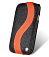    Samsung Galaxy S3 (i9300) Melkco Premium Leather Case - Special Edition Jacka Type (Black/Orange LC)