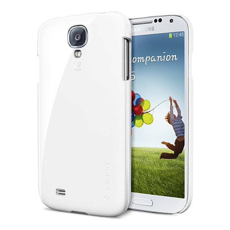 Чехол-накладка для Samsung Galaxy S4 (i9500) SGP Ultra Thin Air Color (Infinity White)